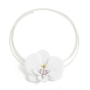 Orchid Necklace Orchid Choker Aksesoris  Choker Bunga Chocker Necklace Kalung Choker Bunga Choker Rose