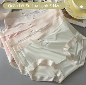 Combo 5 Quần Lót Thun Lạnh Màu Sắc Pastel Vải Mỏng Mát Quần Chip Tàng Hình Chất Liệu Lụa Băng Mềm Mịn Thoáng Khí Dễ Mặc TIDO TI DO