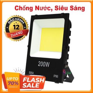 Đèn Pha Led 200W 150W  100W 50W COB Chống Nước IP66 Siêu Sáng Chống Bụi - Tuổi Thọ Cao Chuyên Công Trình Dự Án Tiết Kiệm Điện Bảo Hành 24 Tháng Thay Thế Linh Kiện Mới
