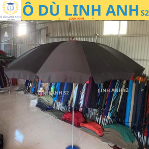 Ô Dù chính tâm TRÒNchất liệu vải dù Polyesterkhung bằng sắtche nắng che mưa ngoài trời.