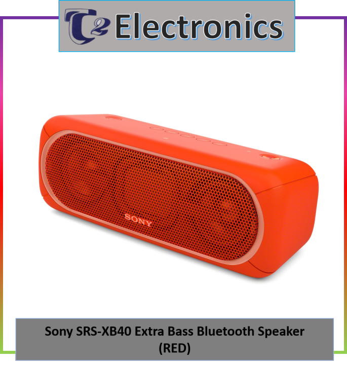 Sony SRS-XB40 Extra Bass Waterproof Wireless Speaker T2