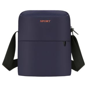 LANGJ ผ้าสีพื้น กระเป๋าสะพายข้างผู้ชาย น้ำหนักเบา ความจุขนาดใหญ่ กระเป๋าสะพายธุรกิจ ทันสมัย หลายฟังก์ชัน กระเป๋าสี่เหลี่ยมเล็ก ธุรกิจ