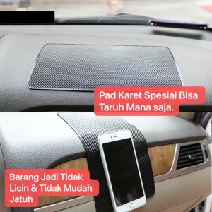 AM-52 cm Alas Karet Anti Licin Dashboard Mobil Sticky Gel Pad Besar Non Slip Mate Tatakan Anti Slip