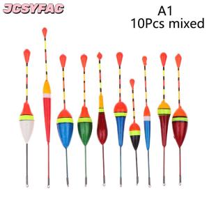 JCSYFAC 1 5 10pcs khuyến mãi câu cá nổi thiết lập kết hợp kích thước Màu bọt Phao phao Bobber cho câu cá Phụ Kiện Câu Cá Câu cá câu cá giải quyết