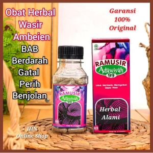 OBAT HERBAL WASIR AMBEIEN AMPUH KAPSUL RAMUSIR ADAWIYAH 99 ORIGINAL