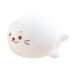 FORUM Chubby Anime Seal Plush Doll PP Cotton Soft Plush Seal Sleep Pillow Ins Funny Lying Seal Plush Toys Home Decor