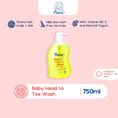 PUREEN BABY HEAD TO TOE WASH 750ML