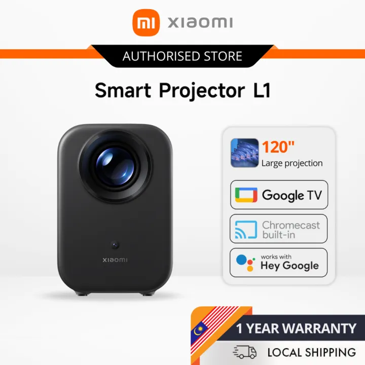 Xiaomi Smart Projector L1 - 1080P Full HD | 120" Projection | Omnidirectional automatic keystone correction