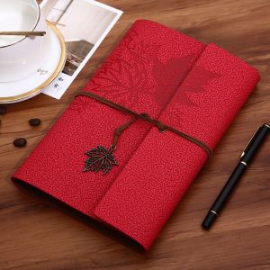 BAGUO A7/A6/A5 Sổ tay du lịch cổ điển Giấy kraft Da PU Sổ tay xoắn ốc Sổ tay rời Trống Sổ tay giấy kraft bằng da PU Nhật Ký Nhật Ký
