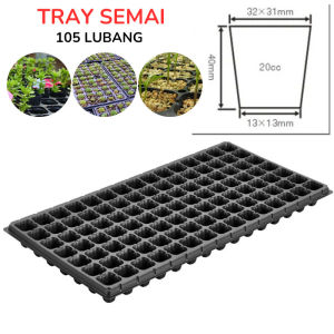 Pot Semai Benih Bibit Tanaman 5 pcs Tray Tanam Bibit Sayuran