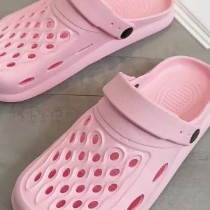 WomenS Summer Outdoor Thick-Soled Height-Increasing EVA Clogs Cute Cartoon Non-Slip Sandals