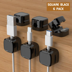 Magnetic cable organizer desktop wall-mounted mobile phone data cable charging storage holder⚡PH deliveryIn stock⚡