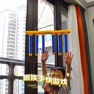 Kids Falling Stick Toys Reaction Ability Challenge Catch Sticks Game Child Interaction Games