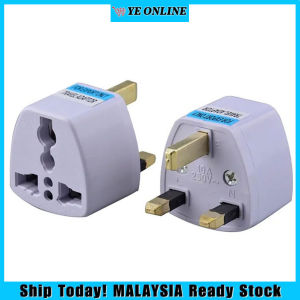 Universal 3 Pin Plug Adaptor 2 Pin US EU CHINA Multi Pin To Malaysia 3 Pin UK Universal Plug
