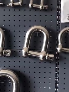 Stainless Steel Anchor Bow Shackle Screw Pin Type for Rope Chain Boat Outdoor Connector Hardware