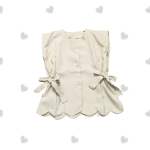 Zavora OOTD Cherish 4 In One Set Korean Style ( Vest - Manset - Bella Square - Rok Span Duyung ) Cherish Vest Wanita Kekinian - SET AB427