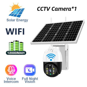 V380 pro APP CCTV Camera WIFI 4G solar outdoor waterproof Remote Monitoring 360°Panorama HD Monitor