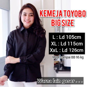 Kemeja kantor wanita / Kemeja polos jumbo / atasan kemeja putih kantor