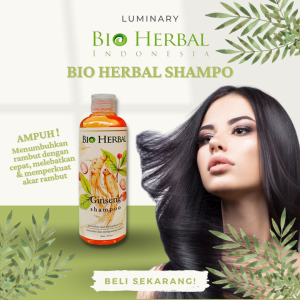 Shampoo Shampo Bio Herbal Ginseng Sampo 250 ML Hair Keratin Shampo Pelurus Rambut Perawatan Rambut Rontok Original BPOM
