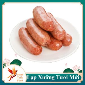 Lạp xưởng Tươi Mềm Ngon Loại Hảo Hạng 90% Nạc Đùi Heo- Đặc Sản Minh Triết