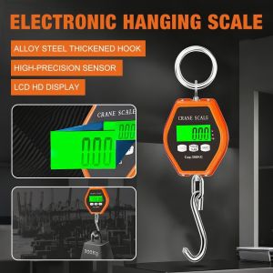 NOCASE Multifunctional Electronic Hook Scale Handheld Portable Digital Scale Durable Mini Hanging Scale