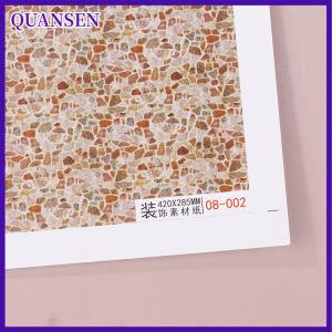 QUANSEN สติกเกอร์พื้นผิวถนน ผนังจำลอง1ชิ้นชุดโมเดลฉากบนโต๊ะทรายแบบทำมือวัสดุสติกเกอร์อิฐกลางแจ้ง