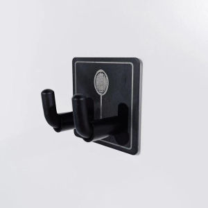 Eixiu Wall Mounted Racket Holder Tennis Racket Holder Badminton Racket Holder Stainless Steel Wall Hook Storage Rack