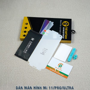 Dán màn hình Xiaomi Mi 11 Pro / Xiaomi 12 Pro / Mi 12S Ultra / Xiaomi 13 Pro chính hãng Moxiao Xing PPF cao cấp full màn hình dẻo trong suốt - Dán dẻo Xiaomi Mi 11 Pro