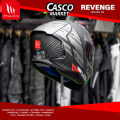 MT REVENGE 2 G BRUSH FULL FACE SINGLE VISOR MOTORCYCLE HELMET (with extra lens). 