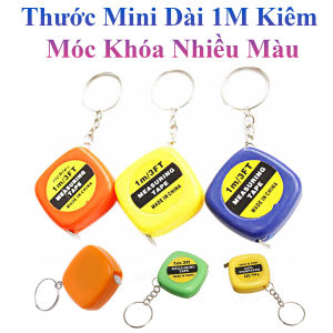 Thước Mini Dài 1M Kiêm Móc Khóa