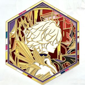 Khaslana Phainon Anime Metal Badge High Quality Enamel Pin Pendant Brooch Game Peripheral Collectible Decoration