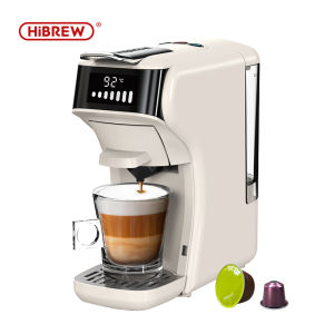 HiBREW 6in1 Multi-Capsule Coffee Machine | Adjustable Temp & Water Volume Hot & Cold Brew Compatible Nespresso/K-cup/Dolce Gusto & Ground Coffee H1B