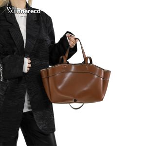 Trendy Women Tote Bag Soft PU Leather Casual Handheld Large Tote for Shopping and Travel in Elegant Colors