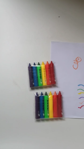 Washable Crayons For Toddlers 6 Color Easy to Grip Crayon with Pen Holder For Kids Aged 3 Coloring Doodling Art Drawing