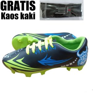 Sepatu Bola Sepatu Sepak Bola Anak Laki Laki Usia 6 - 10 Tahun PAUD TK SD SMP Nomer 28 29 30 31 32 33 34 35 36 37-KIDZTUBS1900