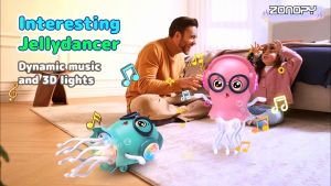 Clockwork Dancing Octopus Wind Up Toy Funny Twisting Interactive Tummy Time Toys For Kids Gift