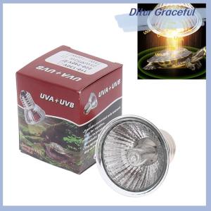 Ditur 25 50 75W UVA + UVB 3.0 bò sát đèn bóng đèn rùa Basking UV ánh sáng bóng đèn sưởi ấm đèn điều khiển nhiệt độ