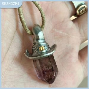 【SHANGZE4】 Phù thủy hat pha lê mặt dây chuyền vòng cổ Niche thiết kế độc đáo đơn giản nghệ thuật cá tính thời trang cao ý nghĩa Mặt dây chuyền đồ trang sức vòng đeo tay