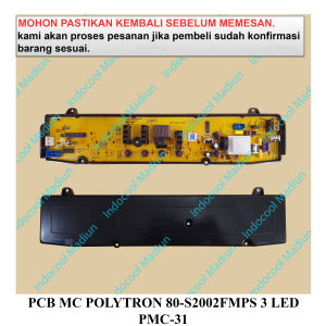PMC-31 PCB POLYTRON / MODUL MESIN CUCI / PCB MESIN CUCI POLYTRON 80-S2002FMPS 3 LED PMC-31