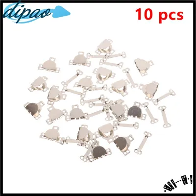 【dipao】 10Set Metal Trousers Suit Pants Hook Button Skirt Invisible Hooks And Eyes Closure Fastening Buckle DIY Pants Adjustment Buckles