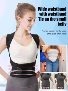 Back posture correction belt shoulder opener hunchback prevention device