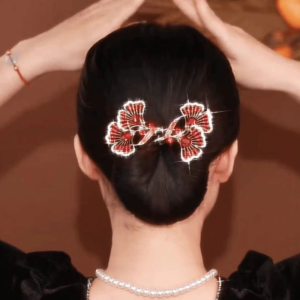 [Peacock Spreads its Tail] Angel Wings Light Luxury Elegant Hair Dyeing Tool for Women