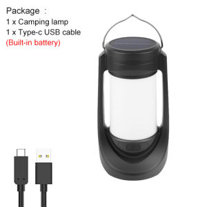 ASAFEE F5 F6 Multifunction Camping Lantern LED Light USB TypeC Solar Rechargeable Flame Mode Waterproof IPX4 Portable Tent Lamp Emergency Outdoor Lighting