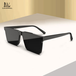 แว่นกันแดดผู้ชาย LouisWill แว่นกันแดดโพลาไรซ์ TAC แว่นตาสำหรับขับรถแว่นตาทรงสปอร์ตสำหรับกลางแจ้ง UV400แว่นตาน้ำหนักเบาแว่นตาใส่วิ่งสำหรับขี่จักรยานที่สะอาด