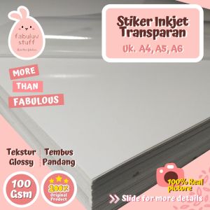 Kertas Sticker Inkjet Transparant 120 gsm A4 A5 A6: Pilihan Terbaik untuk Desain Grafis