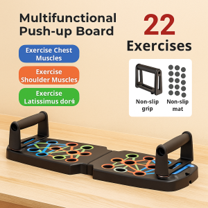 Foldable Push Up Stand  Builds Pectoral Muscles &amp Improves Posture Multifunctional Push-up Stand