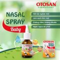 Xịt mũi Otosan Nasal Spray Baby 30ml- Giảm viêm mũi, viêm xoang, ngạt mũi cho trẻ. 