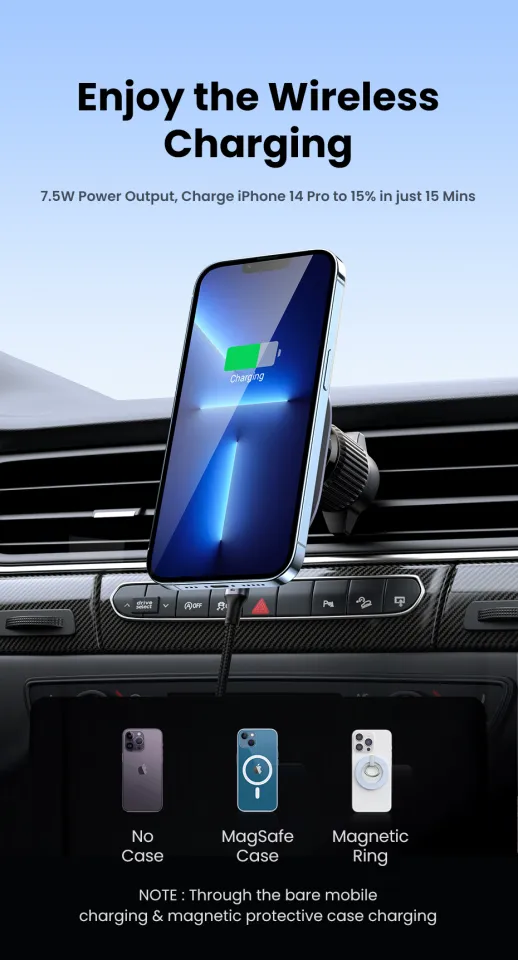 Wireless Charger Car Charger For Iphone 11 UGREEN 3-in-1 Magnetic