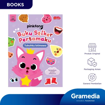 Pinkfong Buku Stiker Pertamaku - Tubuhku Istimewa (The Pinkfong Company)