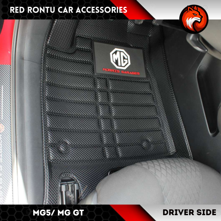 2019-2023 MG5/ MG GT Premium Diamond Deep Dish Car Floor Rubber Matting ...